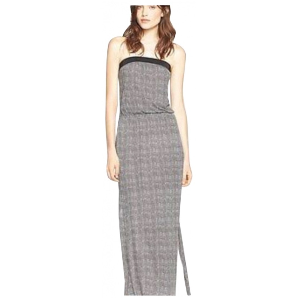 NWT Joie Krister Print Maxi Dress in BlacK Caviar